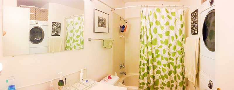 Bathroom 2124 NW Hoyt 2 BR Apartment - NW Portland Rental